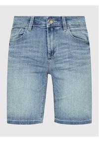 Tom Tailor Szorty jeansowe 1030447 Niebieski Slim Fit. Kolor: niebieski. Materiał: jeans, bawełna #4