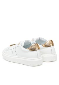 Elisabetta Franchi Sneakersy F4-A9E-0034 Biały. Kolor: biały. Materiał: skóra