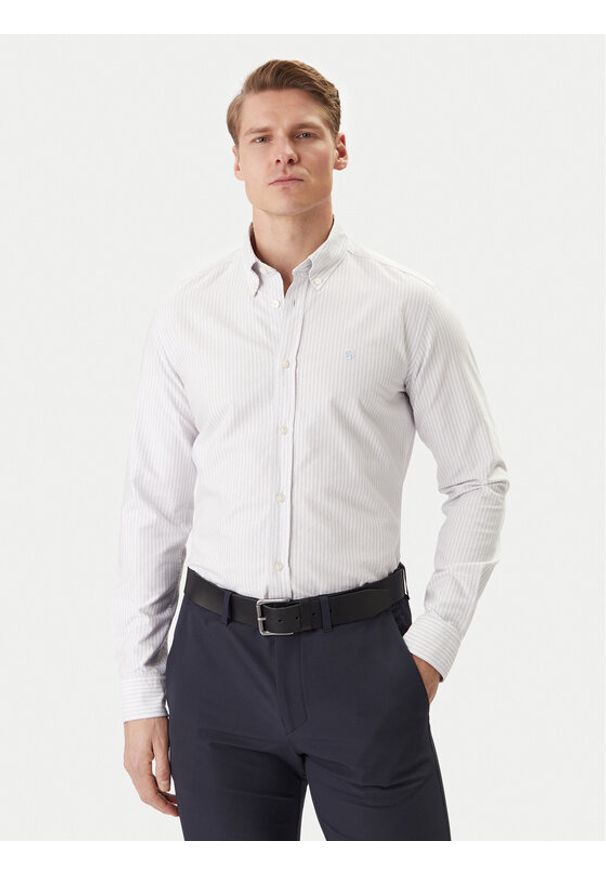 BOSS Koszula H-ROAN 50556069 Fioletowy Regular Fit. Kolor: fioletowy. Materiał: bawełna