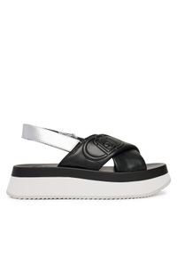 Liu Jo Sandały Dreamy Sandal 02 BA5089 EX097 Czarny. Kolor: czarny. Materiał: skóra