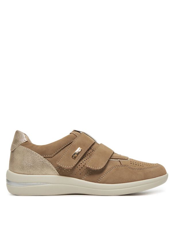 Clara Barson Półbuty WS2561-02 Beżowy. Kolor: beżowy. Materiał: materiał