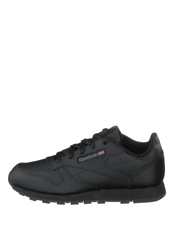Reebok - Buty na co dzień młodzieżowe REEBOK CLASSIC LEATHER skóra. Okazja: na co dzień. Kolor: czarny. Materiał: skóra. Model: Reebok Classic