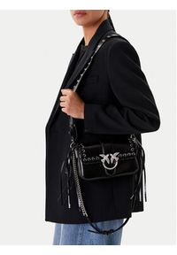 Pinko - PINKO Torebka Love One Mini Slouchy Fl PE 25 PLTT 104340 A28D Czarny. Kolor: czarny #4