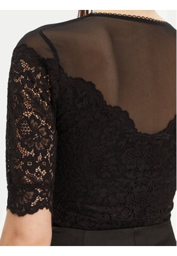 Morgan Body 251-DMIA Czarny Slim Fit. Kolor: czarny. Materiał: wiskoza