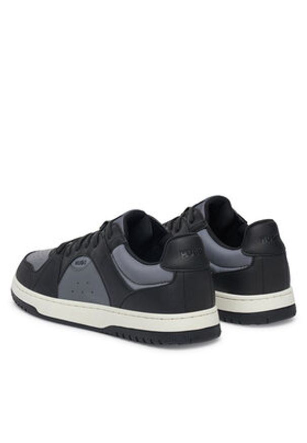 Hugo - HUGO Sneakersy Hadrian 50541700 Szary. Kolor: szary. Materiał: skóra