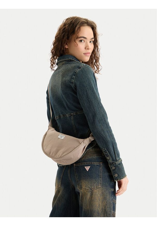 Guess Jeans Torebka W6RZ16 WK512 Brązowy. Kolor: brązowy