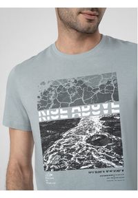 4f - 4F T-Shirt 4FSS23TTSHM490 Szary Regular Fit. Kolor: szary. Materiał: bawełna #3