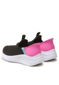 skechers - Skechers Sneakersy Fresh Time 303800L/BKPK Czarny. Kolor: czarny. Materiał: materiał #4