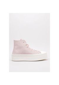 Buty Converse Chuck Taylor All Star Modern Lift Różowe. Kolor: różowy. Materiał: skóra. Styl: elegancki #1
