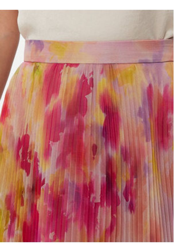 TwinSet - TWINSET Spódnica plisowana 241TP2592 Kolorowy Regular Fit. Materiał: syntetyk. Wzór: kolorowy