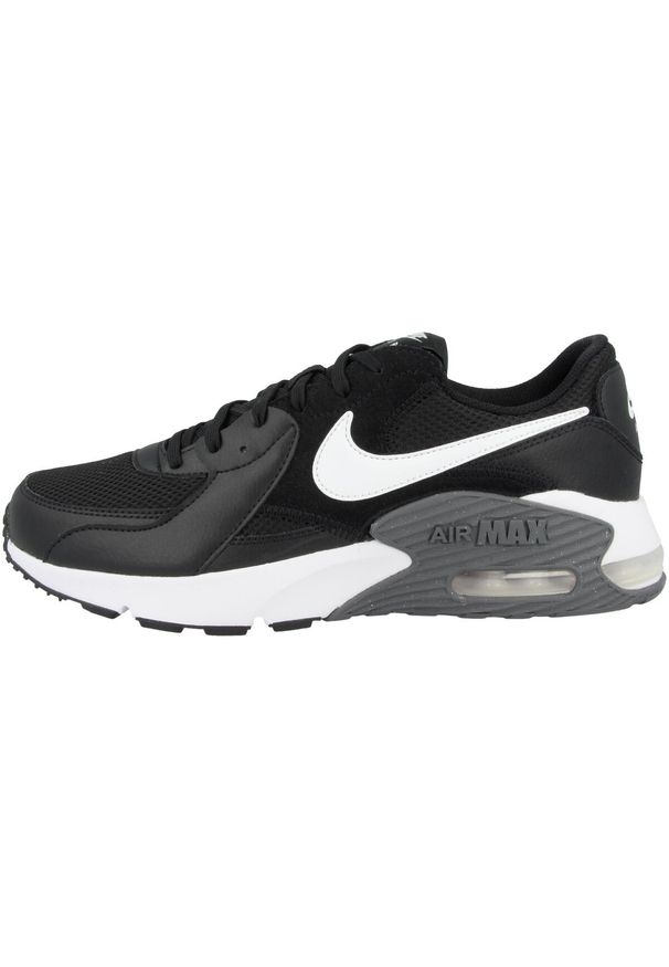 Buty do chodzenia Nike Air Max Excee. Zapięcie: sznurówki. Kolor: biały, wielokolorowy, czarny. Materiał: tkanina, materiał, skóra, syntetyk. Szerokość cholewki: normalna. Model: Nike Air Max. Sport: turystyka piesza