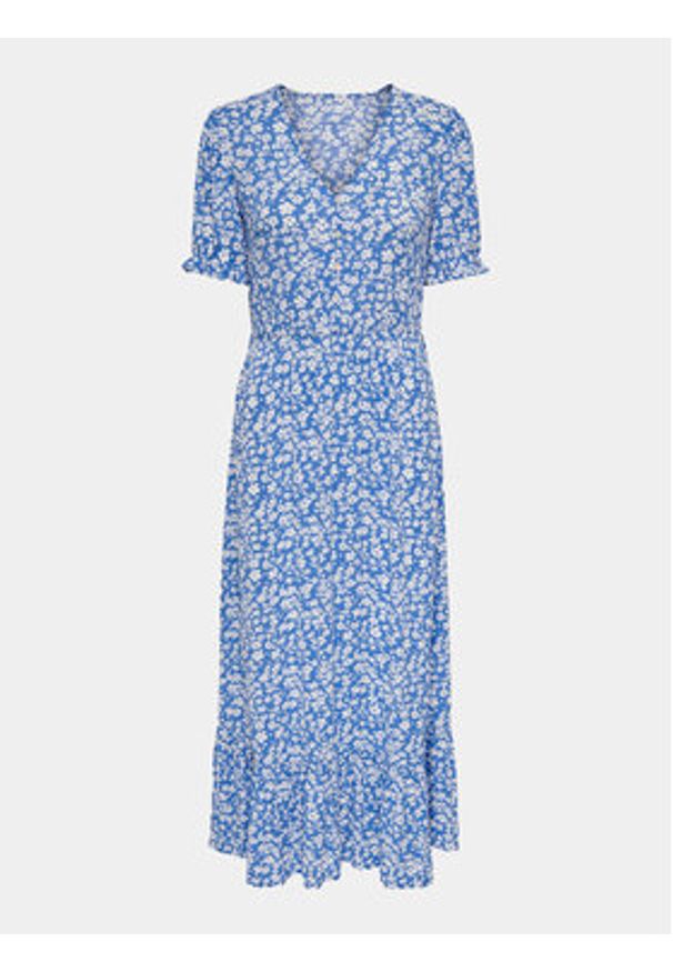 only - ONLY Sukienka letnia Chianti 15270519 Niebieski Regular Fit. Kolor: niebieski. Materiał: wiskoza. Sezon: lato