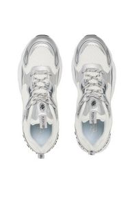 Plein Sport Sneakersy Track-King Mag FAES USC0843 STE003N Biały. Kolor: biały. Materiał: mesh, materiał