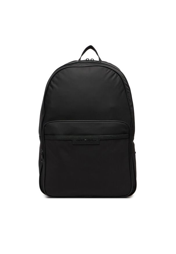 TOMMY HILFIGER - Tommy Hilfiger Plecak Th Repreve Backpack AM0AM13464 Czarny. Kolor: czarny. Materiał: skóra