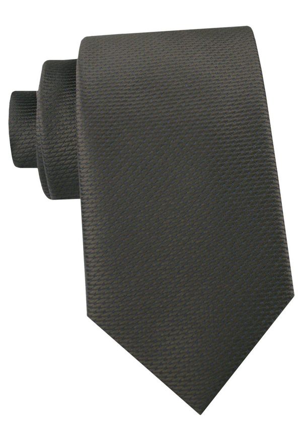 Krawat Męski - Angelo di Monti - Bardzo Ciemny Brąz, Drobna Faktura. Kolor: brązowy, beżowy, wielokolorowy. Materiał: tkanina. Styl: elegancki, wizytowy