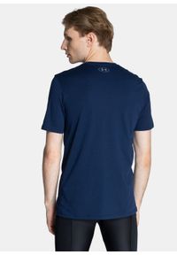Koszulka Under Armour Sportstyle Left Chest SS (1326799-408). Kolor: niebieski. Materiał: poliester, bawełna. Sezon: zima, lato. Sport: fitness #3
