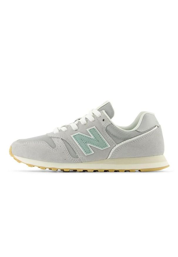 New Balance - Buty na co dzień damskie NEW BALANCE 373 skóra. Okazja: na co dzień. Kolor: szary. Materiał: skóra. Model: New Balance 373. Sport: turystyka piesza