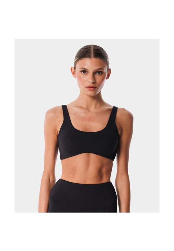 Biustonosz sportowy z regulacją Carpatree Balletcore. Kolor: czarny. Sport: fitness