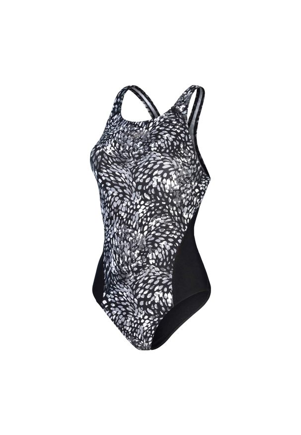 Strój kąpielowy damski Speedo Allover Digital. Kolor: szary, wielokolorowy, czarny. Materiał: poliester, lycra