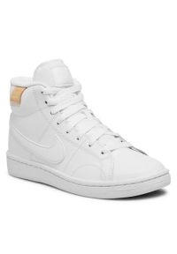 Nike Court Royale 2 Mid Sneakersy damskie. Okazja: na co dzień, do pracy, na spacer. Kolor: biały. Materiał: jeans, materiał, skóra. Szerokość cholewki: normalna. Sezon: lato. Model: Nike Court. Sport: turystyka piesza, tenis #4