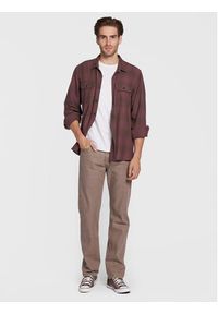 Levi's® Koszula Jackson Worker 19573-0178 Bordowy Relaxed Fit. Kolor: czerwony. Materiał: bawełna