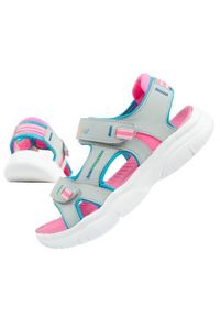 skechers - Buty do chodzenia dla dzieci Skechers 302984LSLPK. Zapięcie: rzepy. Kolor: różowy. Materiał: materiał, tkanina