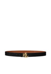 Lauren Ralph Lauren - LAUREN RALPH LAUREN Pasek Damski 412974558003 Brązowy. Kolor: brązowy. Materiał: skóra