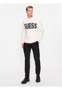 Guess Sweter M3BR50 Z38V2 Écru Regular Fit. Materiał: syntetyk #3