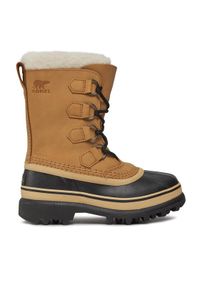 sorel - Sorel Śniegowce Caribou NL1005 Brązowy. Kolor: brązowy. Materiał: nubuk, skóra #1