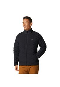 MOUNTAIN HARDWEAR - Lekka kurtka turystyczna Mountain Hardwear Stretchdown. Kolor: czarny. Sezon: zima. Sport: turystyka piesza #1