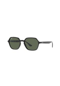 Ray-Ban Okulary przeciwsłoneczne kolor czarny. Kształt: owalne. Kolor: czarny #1