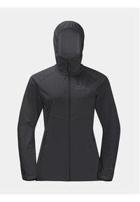 Jack Wolfskin Kurtka softshell Go Hike Softshell 1306862 Czarny Regular Fit. Kolor: czarny. Materiał: syntetyk