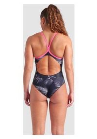 Damski kostium kąpielowy 1-częściowy Arena Frozen Leave Ligh. Kolor: wielokolorowy, czarny, brązowy #2