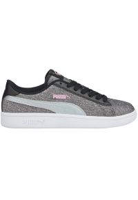 Buty Puma Smash v2 Glitz Glam Jr 367377 26 czarne. Zapięcie: sznurówki. Kolor: czarny. Materiał: syntetyk, guma. Szerokość cholewki: normalna #4