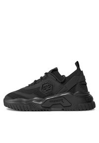 Philipp Plein - PHILIPP PLEIN Sneakersy Runner Hexagon FACS USC0399 PTE003N Czarny. Kolor: czarny. Materiał: materiał #3