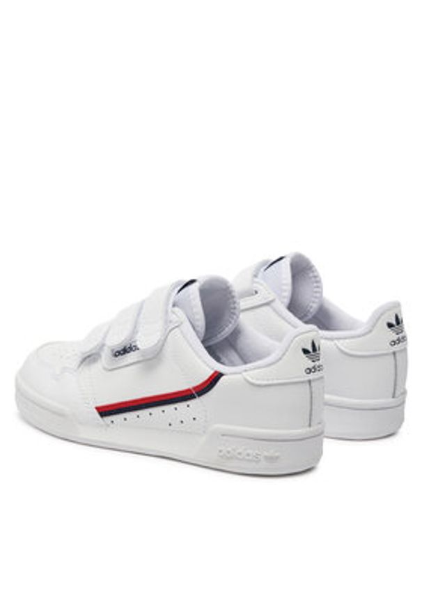 Adidas - adidas Sneakersy Continental 80 Cf C EH3222 Biały. Kolor: biały. Materiał: skóra