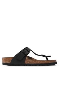 Birkenstock Japonki Gizeh 0043693 Czarny. Kolor: czarny. Materiał: skóra #7