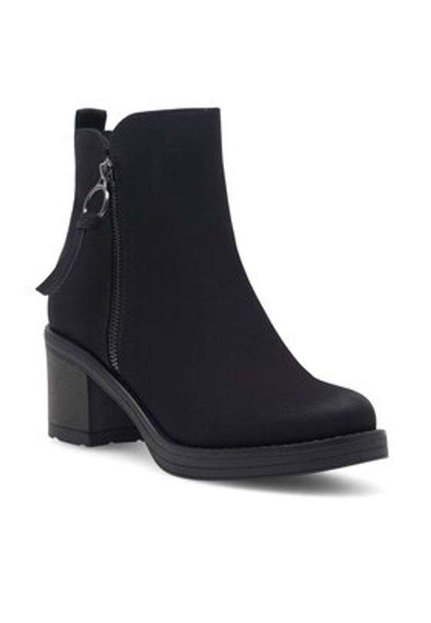 Clara Barson Botki WS2987-02 Czarny. Kolor: czarny. Materiał: syntetyk