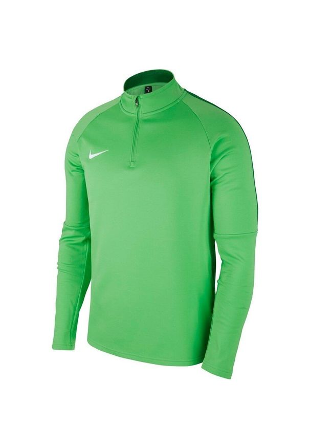 Bluza męska Nike Dry Academy 18 Drill Top LS zielona 893624 361. Kolor: zielony
