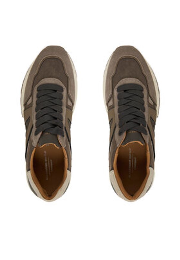 Alexander Smith Sneakersy Liverpool ASBCLPM-3253-DIY Écru. Materiał: skóra