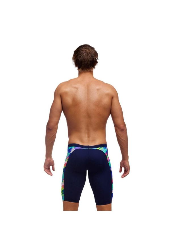 FUNKY TRUNKS - Spodenki kąpielówki męskie Funkita Jammery Streaky Strokes. Kolor: niebieski