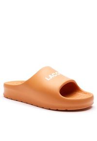 Lacoste Klapki Branded Serve Slide 2.0 747CMA0015 Pomarańczowy. Kolor: pomarańczowy #6