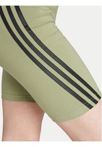 Adidas - adidas Szorty sportowe Future Icons 3-Stripes IY8109 Zielony Slim Fit. Kolor: zielony. Materiał: bawełna #2
