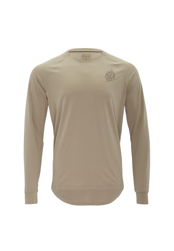 Dżersej z długim rękawem Silvini Cortino. Kolor: beżowy, wielokolorowy, biały. Materiał: jersey. Długość rękawa: długi rękaw. Długość: długie. Sport: kolarstwo