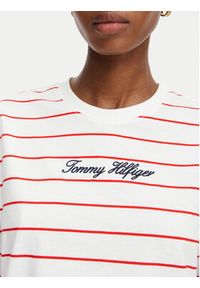 TOMMY HILFIGER - Tommy Hilfiger T-Shirt Classic WW0WW50948 Biały Relaxed Fit. Kolor: biały. Materiał: bawełna #4