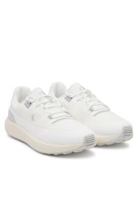 Calvin Klein Jeans Sneakersy Athleisure Runner Tech Ripstop YM0YM01205 Biały. Kolor: biały. Materiał: materiał #4