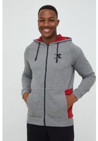 Diadora dres męski kolor szary. Kolor: szary. Materiał: dresówka #8