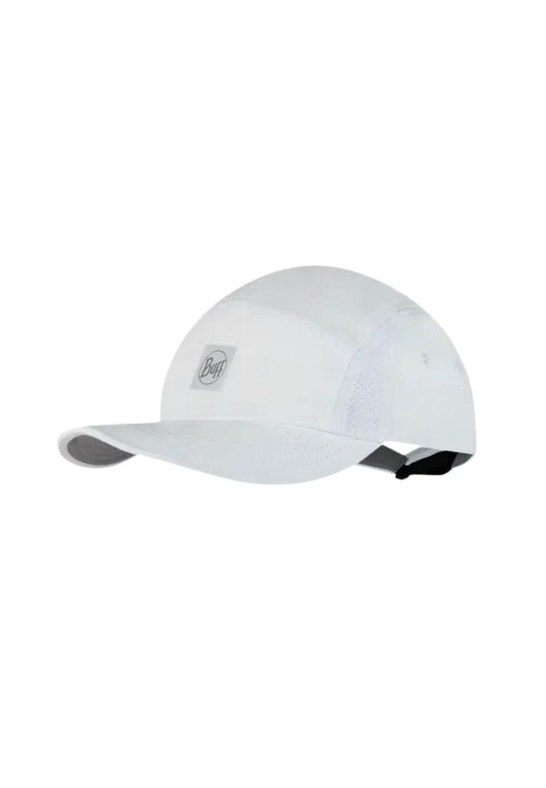 Buff - Czapka z daszkiem BUFF 5 PANEL GO CAP SOLID. Kolor: biały. Styl: sportowy