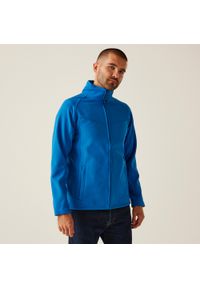 Regatta - Męska kurtka softshell Uproar. Kolor: niebieski. Materiał: softshell. Sport: turystyka piesza #1