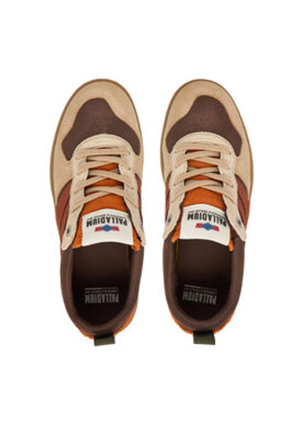 Palladium Sneakersy Pallacup Flame Sde 79505-291-M Brązowy. Kolor: brązowy. Materiał: zamsz, skóra